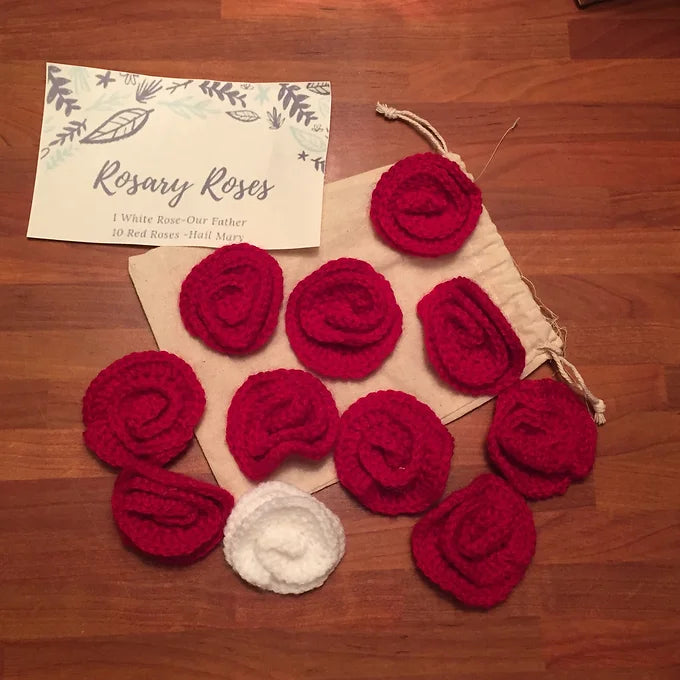 Rosary Roses - Crocheted