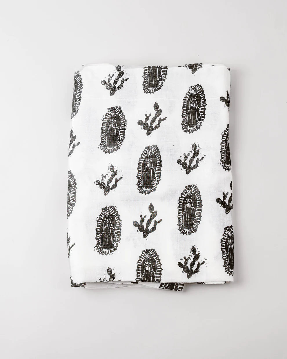 Our Lady of Guadalupe Muslin Swaddle Blanket