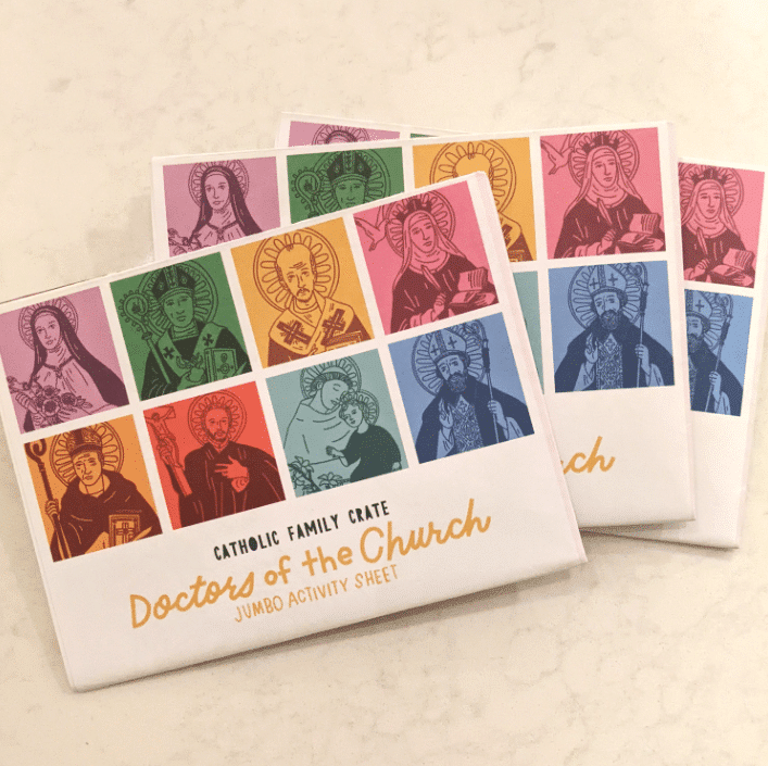 Doctors of the Church: Jumbo Activity Sheet (3 Pack)