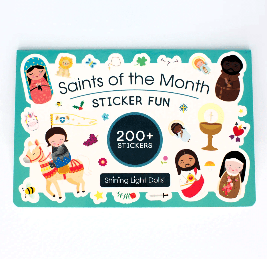 Saints of the Month Sticker Book
