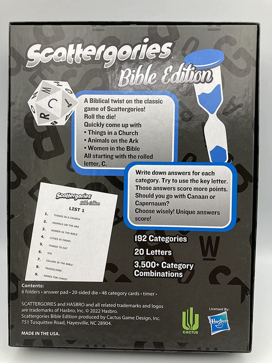 Scattergories: Bible Edition