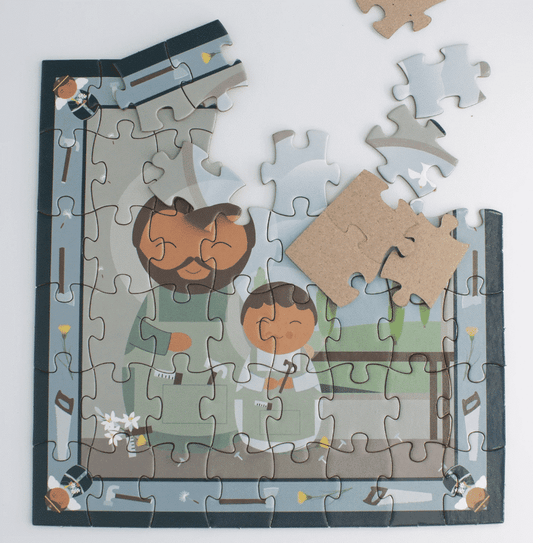 Mini Puzzle: Saint Joseph, Foster Father of Jesus