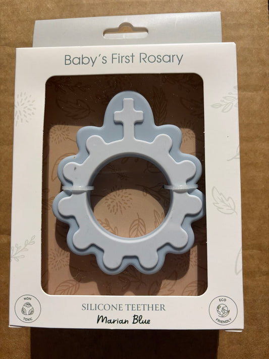 Baby's First Rosary, Natural Rubber Teether