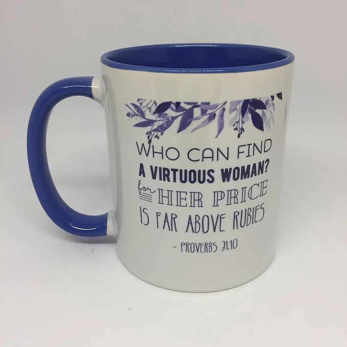 Catholic Mothers Mug, Blue
