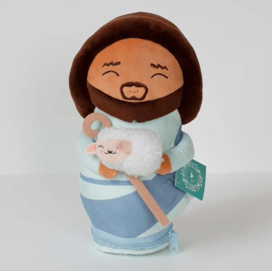 Jesus the Good Shepherd Shining Light Dolls Sound Plush