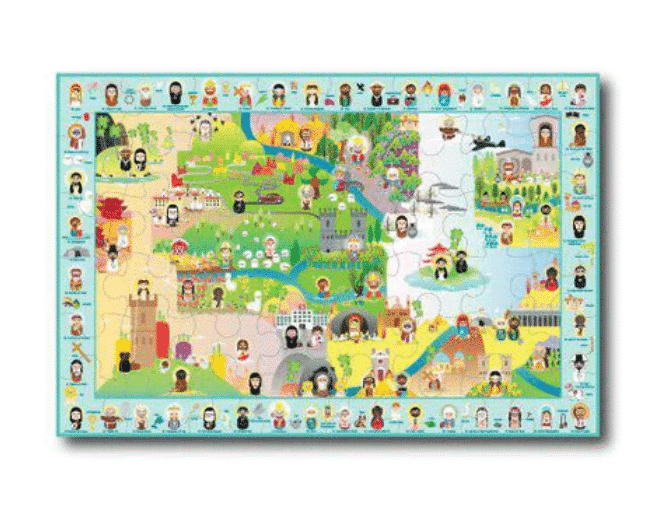 Saints & Symbols Search & Find Giant Floor Puzzle