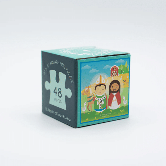 Mini Puzzle: Saint Martin of Tours and Jesus