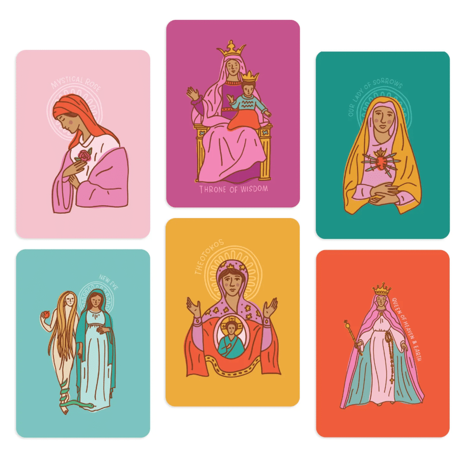 Holy Cards: Marian Pack (28 Cards)