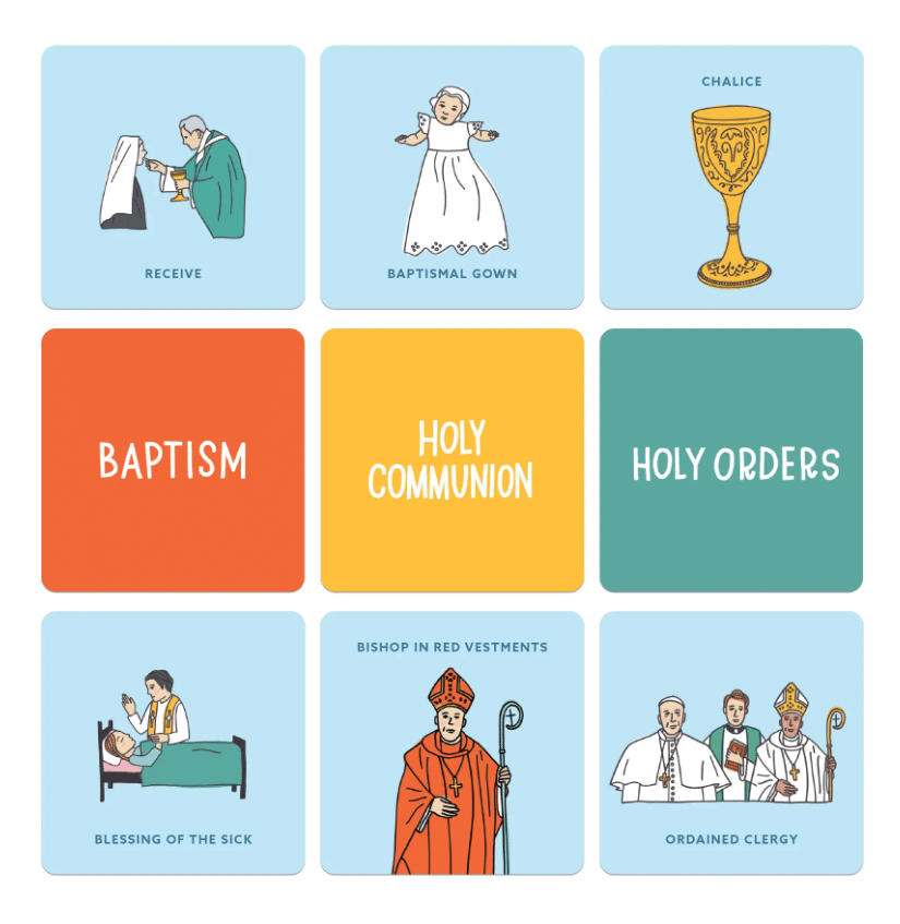 Card Game: Scrambled Sacraments