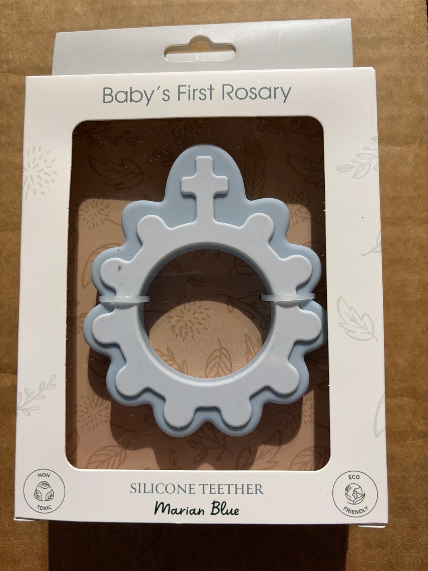 Baby's First Rosary, Natural Rubber Teether
