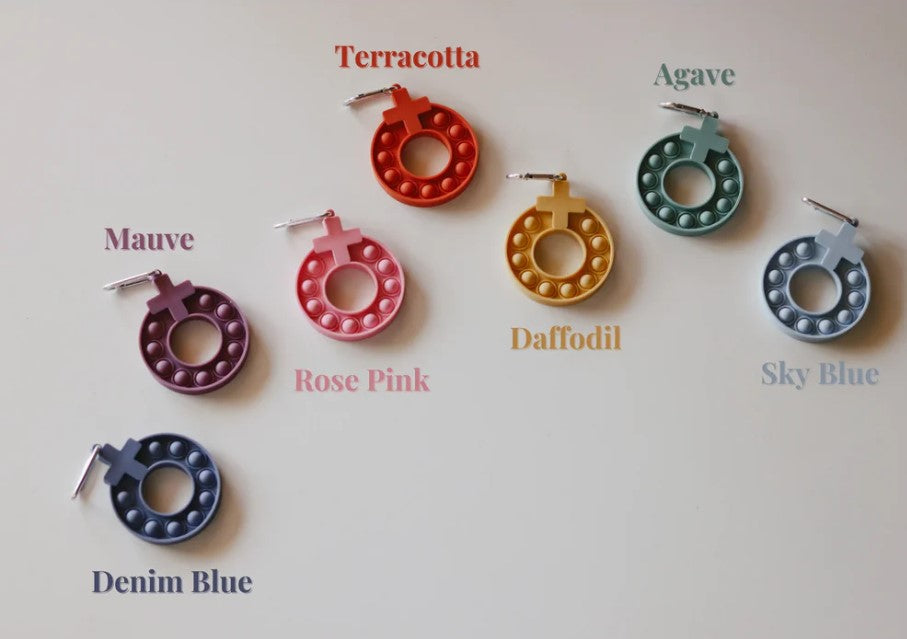 Decade Rosary Pop-It Keychain