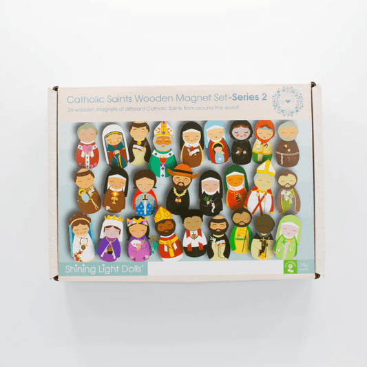 Wooden Magnet Set: Catholic Saints (Series 2)